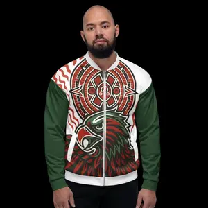 Aztec Eagle Bomber Jacket Mexican Pride unisex