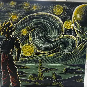 Starry Saiyan Canvas