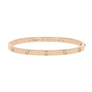 Pre-owned Cartier Small Love Bracelet Size 15