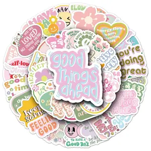 Cartoon Decorative Sticker, Funny Stickers, 50pcs Waterproof Sticker for for Laptop, Bumper, Skateboard, Water Bottles, Computer