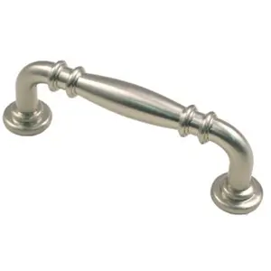 Rusticware  Satin Nickel 4 In. On Center Double Knuckle Pull