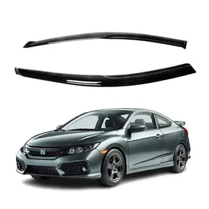 Fits 2006-2011 Honda Civic 2 Door Side Window Visor Sun Rain Deflector Guard