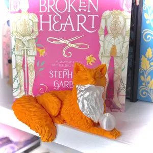 3d Printed Perchling OUABH Inspired Fox with Apple Bookshelf Decor