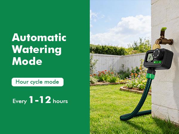 RESTMO Sprinkler Timer, Programmable Water Timer for Garden Hose, Automatic Control | Manual ON/Off | Rain Delay for Outdoor Faucet, Drip Irrigation and Lawn Watering System.