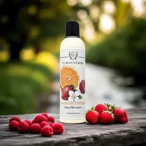 🍊 Creekside Orchard | Goat Milk Lotion | Handmade Natural Skincare | Bright Fruity Freshness | Curley’s Creek