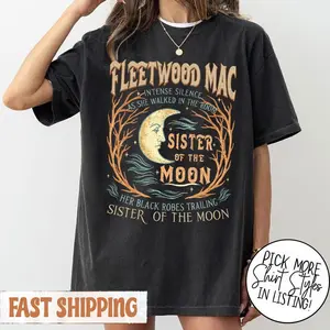 [Sale off up to 50%] Fleetwood Mac Graphic Tee, Fleetwood T-shirt, Vintage Stevie Shirt, Music Rock Band Shirt, Retro Music Tee, Rock Music Lover Gifts