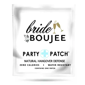 Party Patch - Bride Boujee Patch with Zero Calories, Water-Resistant Recovery Patch for Parties and Nights Out