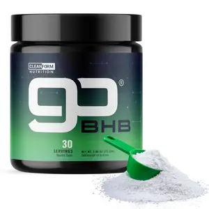 CleanForm Nutrition goBHB Ketone Powder | Dietary Supplement with BHB Salts | Caffeine Free Neutral Flavor Powder