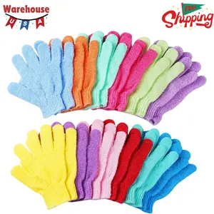 24 pcs Exfoliating Shower Gloves,Double Sided Exfoliating Bath