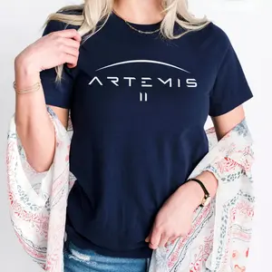 Artemis II Moon Mission T-Shirt, NASA Space Program Fan Tee, Rocket Launch Shirt, Space Exploration, Astronomy Lover Gift