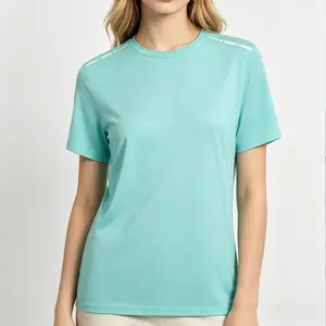 Women's quick-dry sports T-shirt, running fitness top, casual short-sleeve athletic shirt for gym workouts