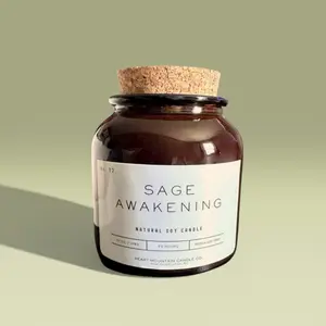 Sage and Rosemary Aromatherapy Candle