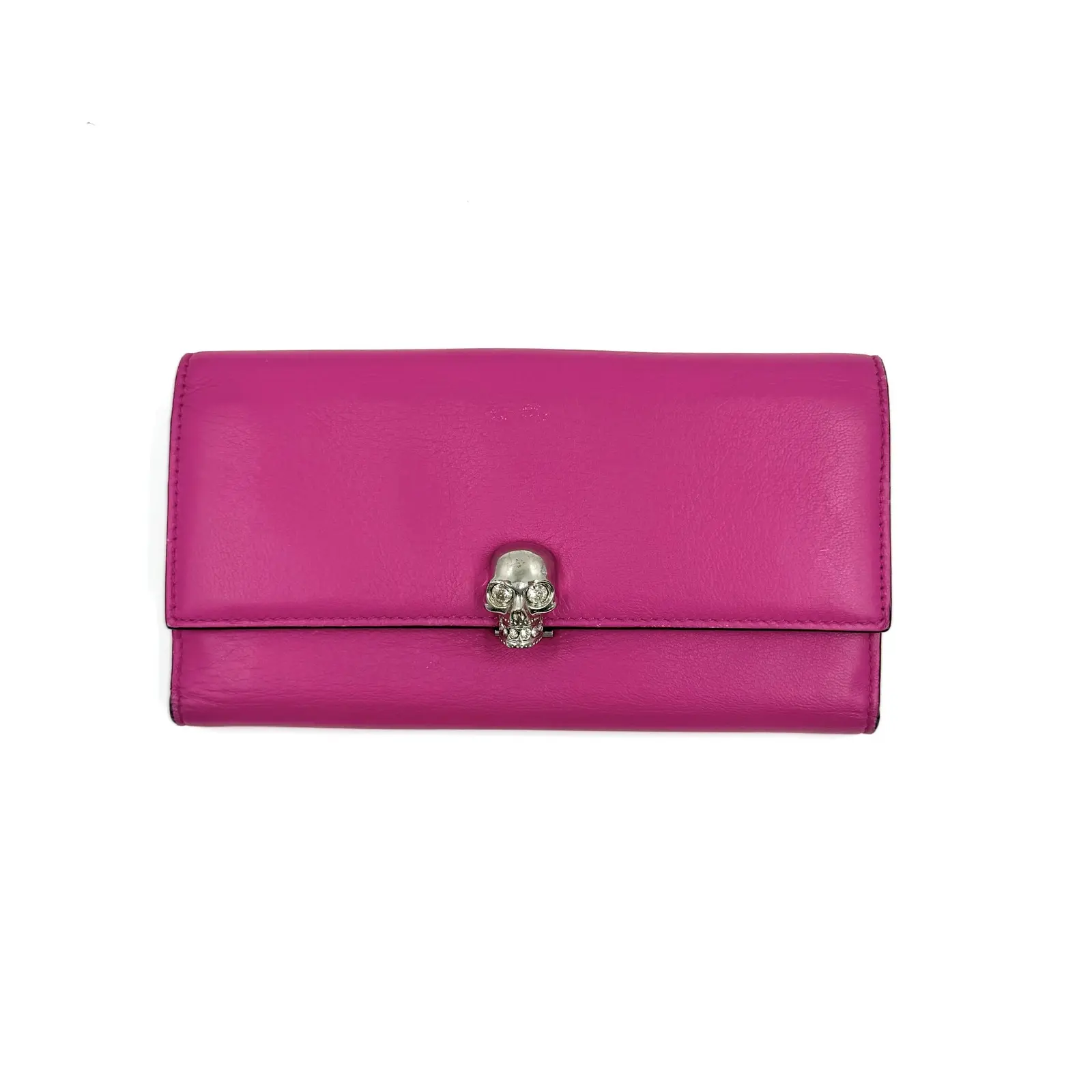 Pre-owned Alexander McQueen AsShown Clutches & Wristlets 6083 Continental wallet 26.07.07