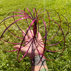 Kinetic flow ring, fun bracelet