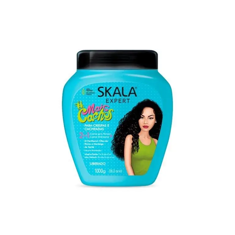 Skala Hair Cream for Styling and Treatment - Ideal for Curly Hair - Gel, Haircare mais mais crespos