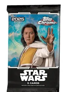 1 (ONE) Single Pack - 2025 Topps Chrome Star Wars Chrome