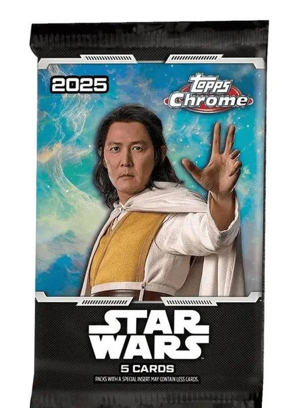 1 (ONE) Single Pack - 2025 Topps Chrome Star Wars Chrome