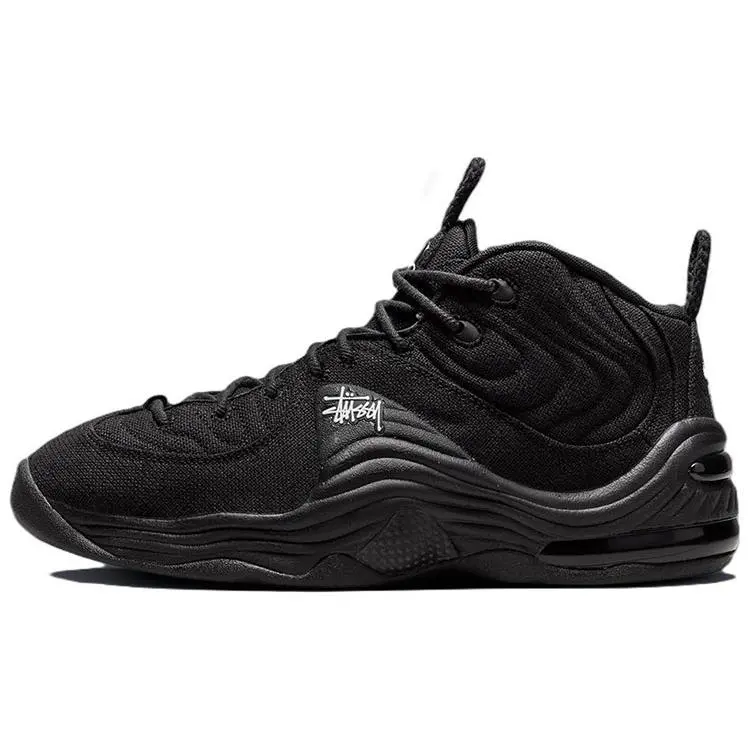 Nike X Stussy Air Penny 2 Black' Retro Low Top Basketball Shoes Unisex DQ5674-001