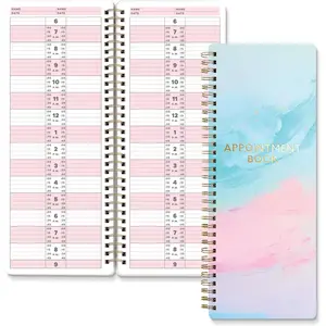 SO Appointment Book with 15 Minute Slots - Daily Hourly Daybook 6AM to 9PM - Salon session journal - meeting organizer, Regular Schedule Book - Two-Column Day Planner with Hourly Plan, 2025 +