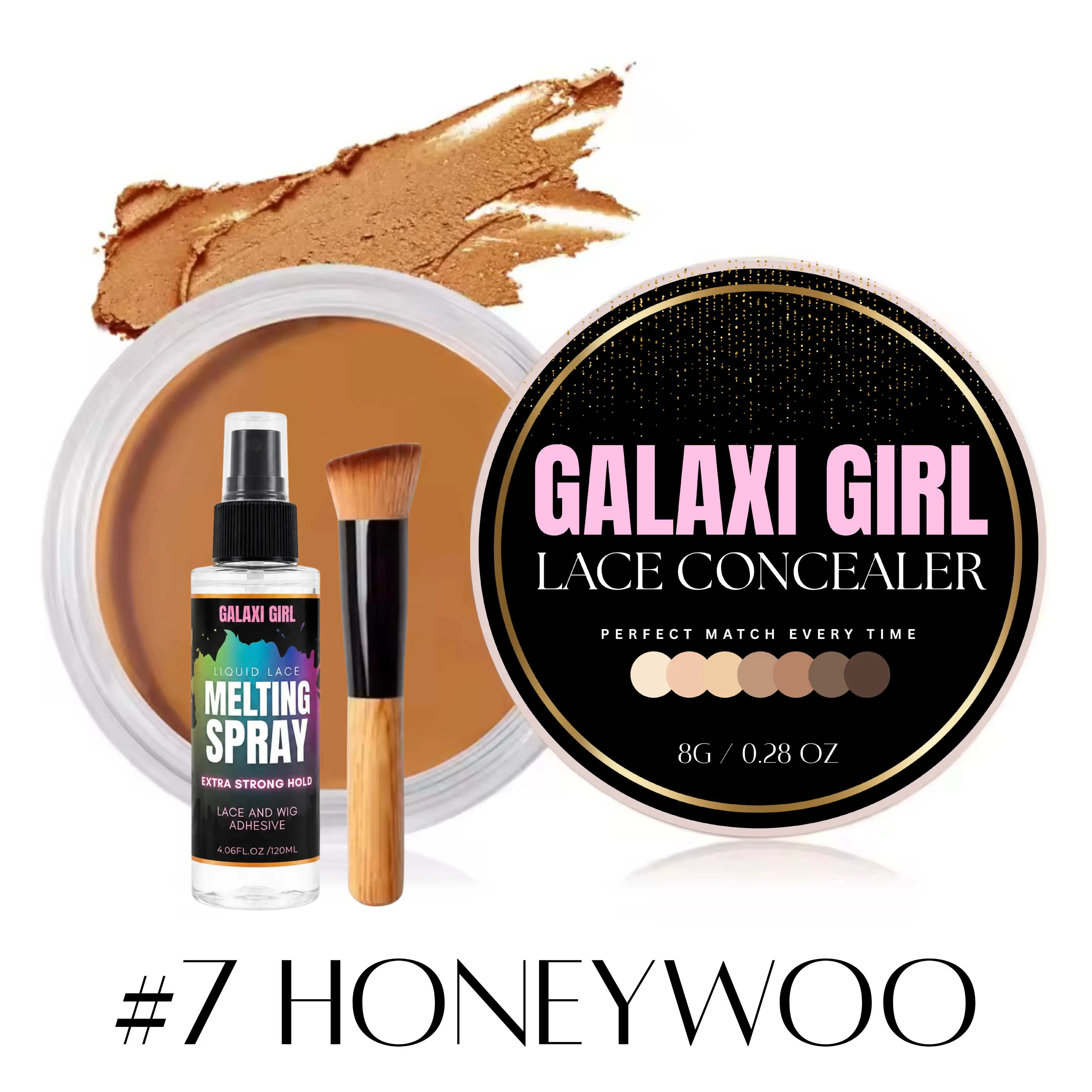 Lace Tint Concealer Kit (#7 - Honeywoo)