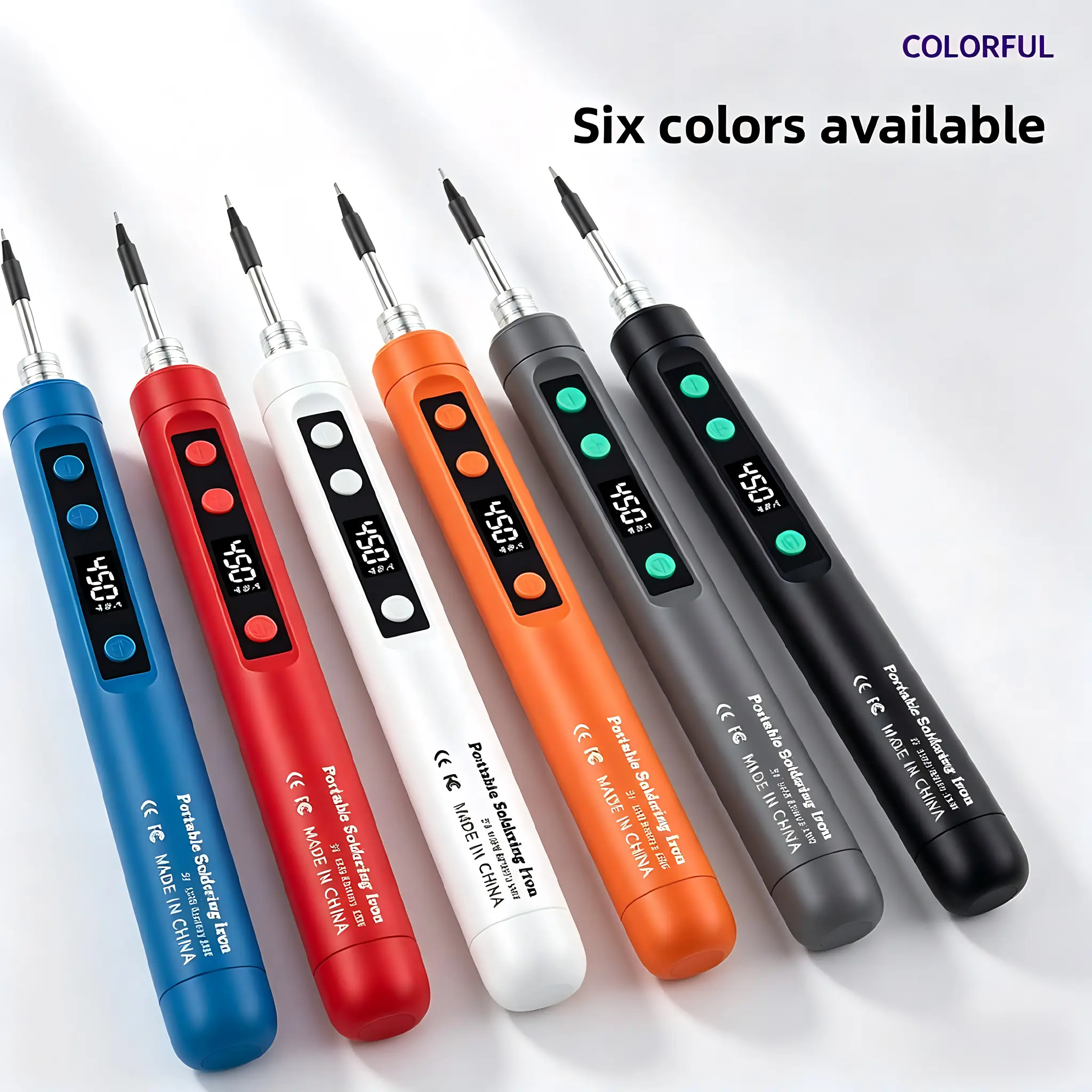 Cordless Rechargeable USB Soldering Iron Kit - Digital Display, Adjustable Temperature, Portable Welding Tool for DIY & Repair