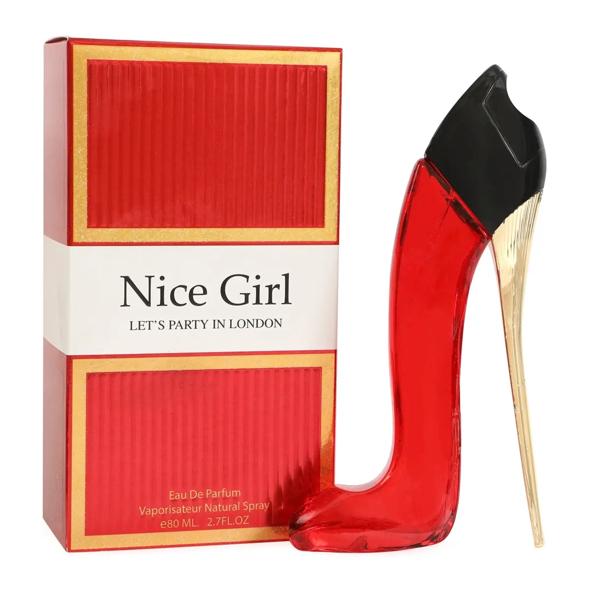 NICE GIRL LETS PARTY IN LONDON SPRAY PERFUME EAU DE PARFUM FOR WOMEN - 80ML/2.7FL.OZ