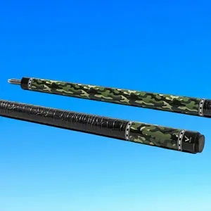 EVO CAMO POOL CUE - VIPER - LEATHER WRAP