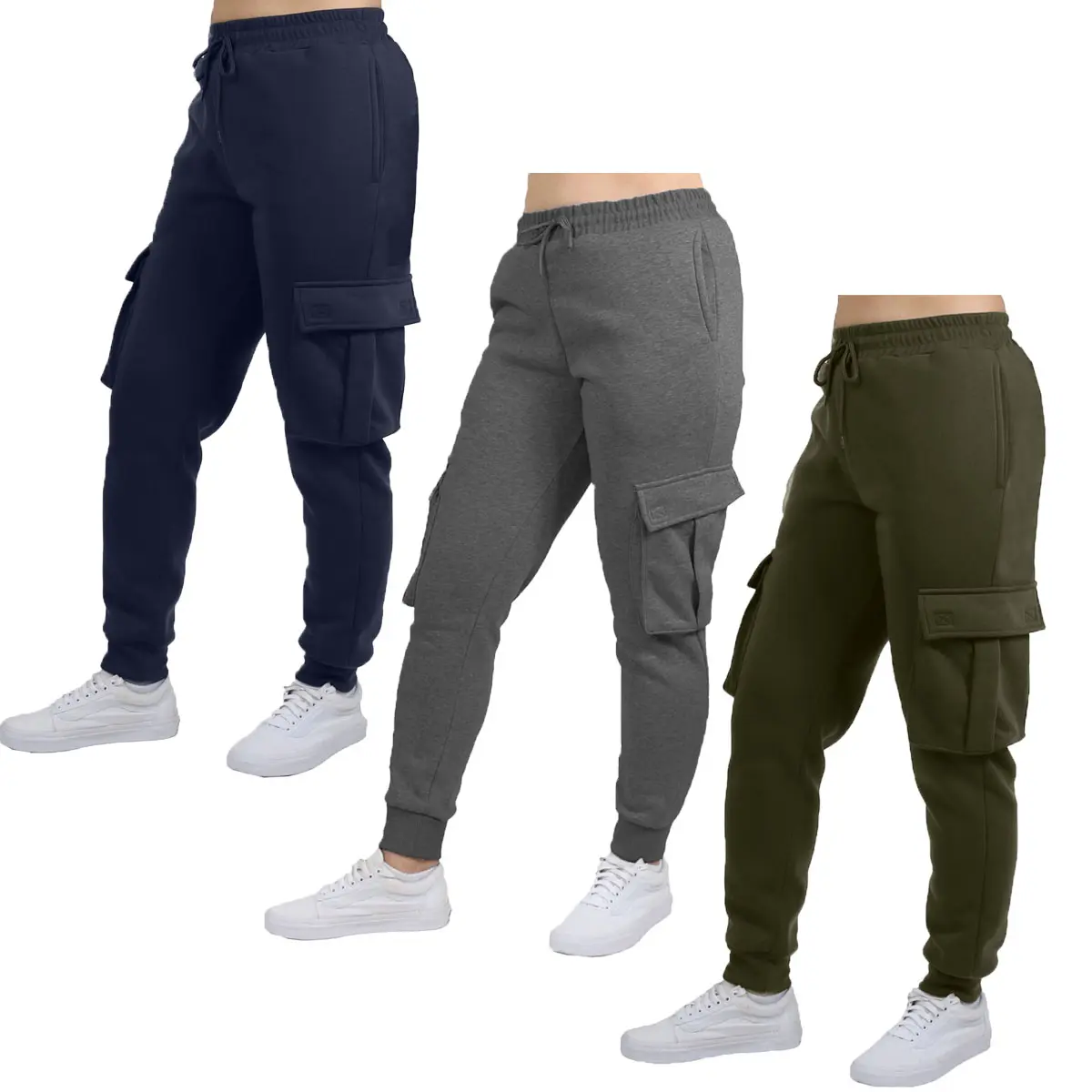 (Cargo) Navy-Charcoal-Olive