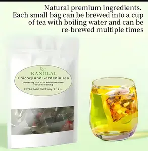 ChicoryAnd GardeniaTeaBodyTreatmentNaturalHerbalFormulaforAromatherapyandSkin Care in Vegan Packaging-B
