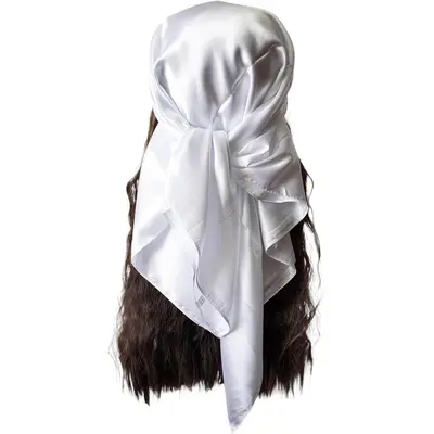 How Do You Tie A Head Scarf with Bow Tied in The Front TikTok Shop