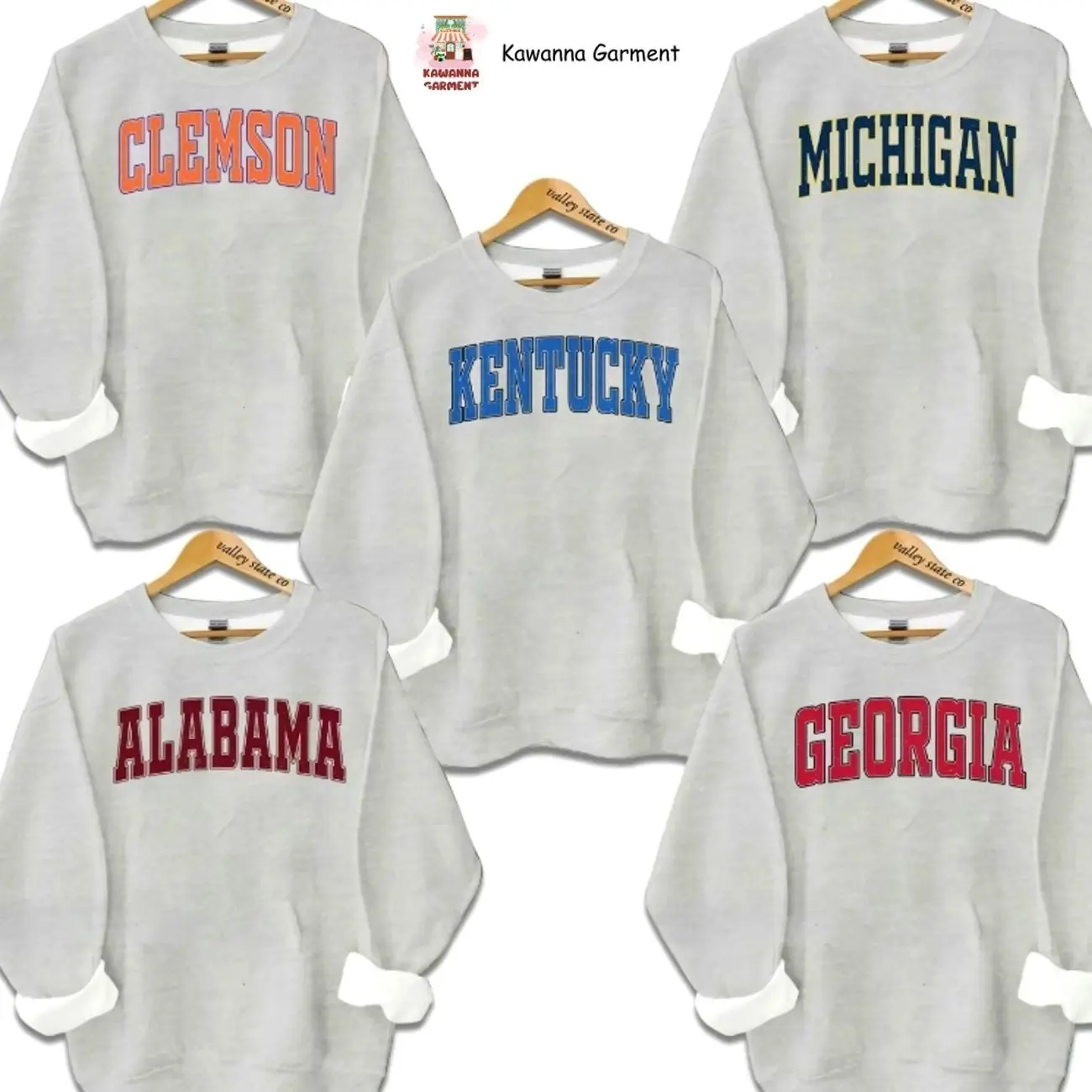 Distressed Varsity College Sweatshirt, Ash Grey Sport For Fan, Vintage College Sweatshirt Football, Retro University Athletic Pullover