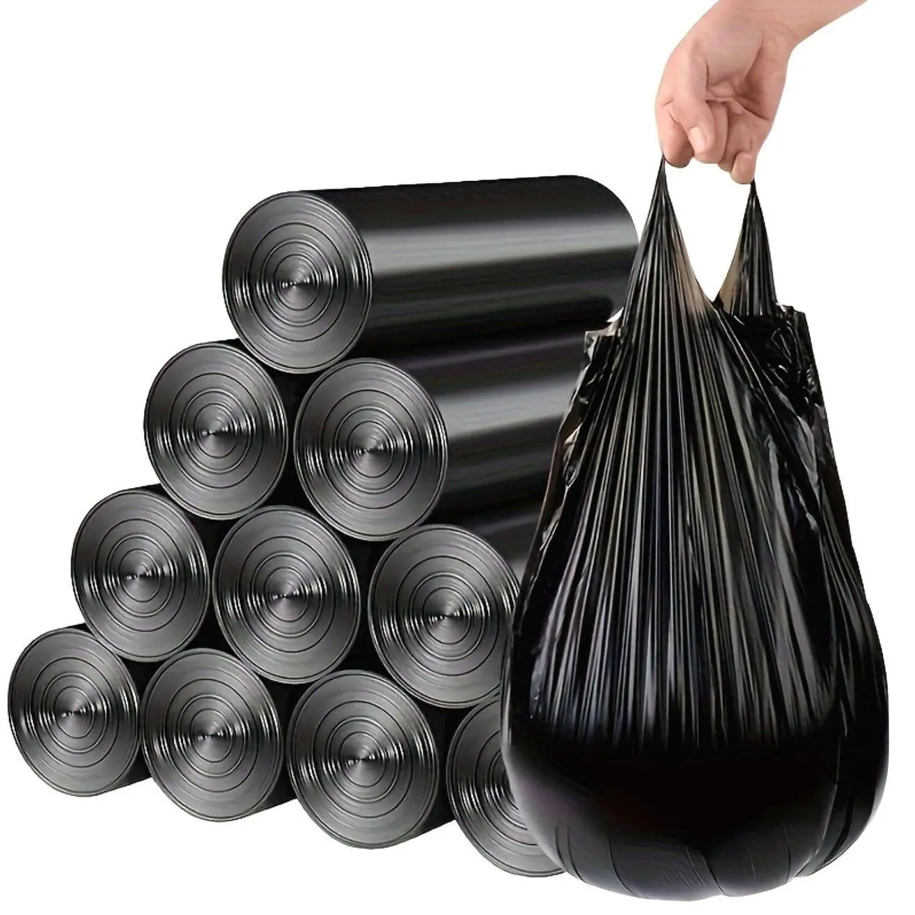 Small Trash Bags 4 Gallon Garbage Liners Durable Leakproof Waste Bags For Kitchen Bathroom And Office Use 200 Count