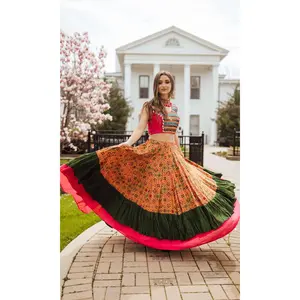 Yellow Full Flare Chaniya Choli