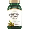 Piping Rock Pumpkin Seed Oil Softgel Capsules - 3000mg - 200 Pills - Cold Pressed Supplement - Extra Virgin Extract - Non-GMO, Gluten Free
