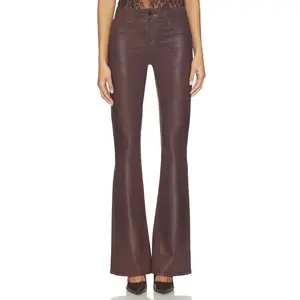 L'AGENCE Marty High Rise Flare in Chocolate Coated