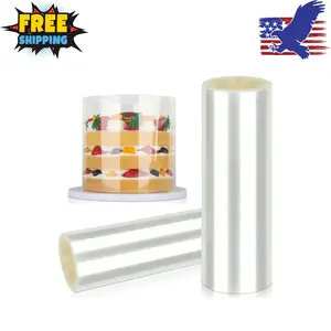 Cake Collar - 6 x 394inch/1 Roll-Transparent Acetate Cake Roll