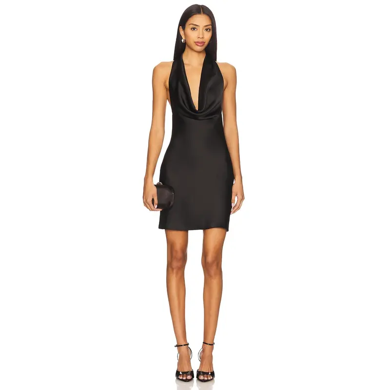black halter mini dress revolve - TikTok Shop