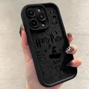 Cool H-Harrys P-Potters Animes Phone Case Casing Suitable for iPhone 17 16e 16 15 14 13 12 11 Mini Pro Max Air X XR XSMAX 8 7 Plus Anti Fall Protective Soft TPU Back Cover