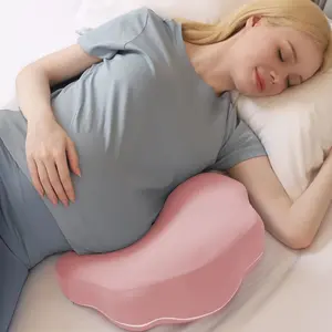 Chilling Home Portable Pregnancy Pillow Memory Foam – Maternity Body Pillow for Sleeping- Multifunctional Pregnancy Wedge Pillow for Back, Belly, Pain Relief, Ideal for Pregnant Women,Travel,Grey