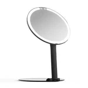 Fancii Abigail Rechargeable Travel Mirror – Compact LED Makeup Mirror with Built‑In Rechargeable Battery for On‑the‑Go Glam
