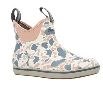 Xtratuf Ladies Duck Camo Ivory-XWAB4DC Boot Walking Shoes