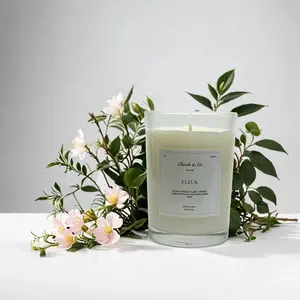 Fleur (Flower) Scented Candle Aroma Decor