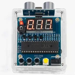 Ultrasonic Range Meter Soldering Practice kit, Complete Soldering Project kit with Components, & Enclosure, Perfect for Electronics Enthusiasts & Beginners