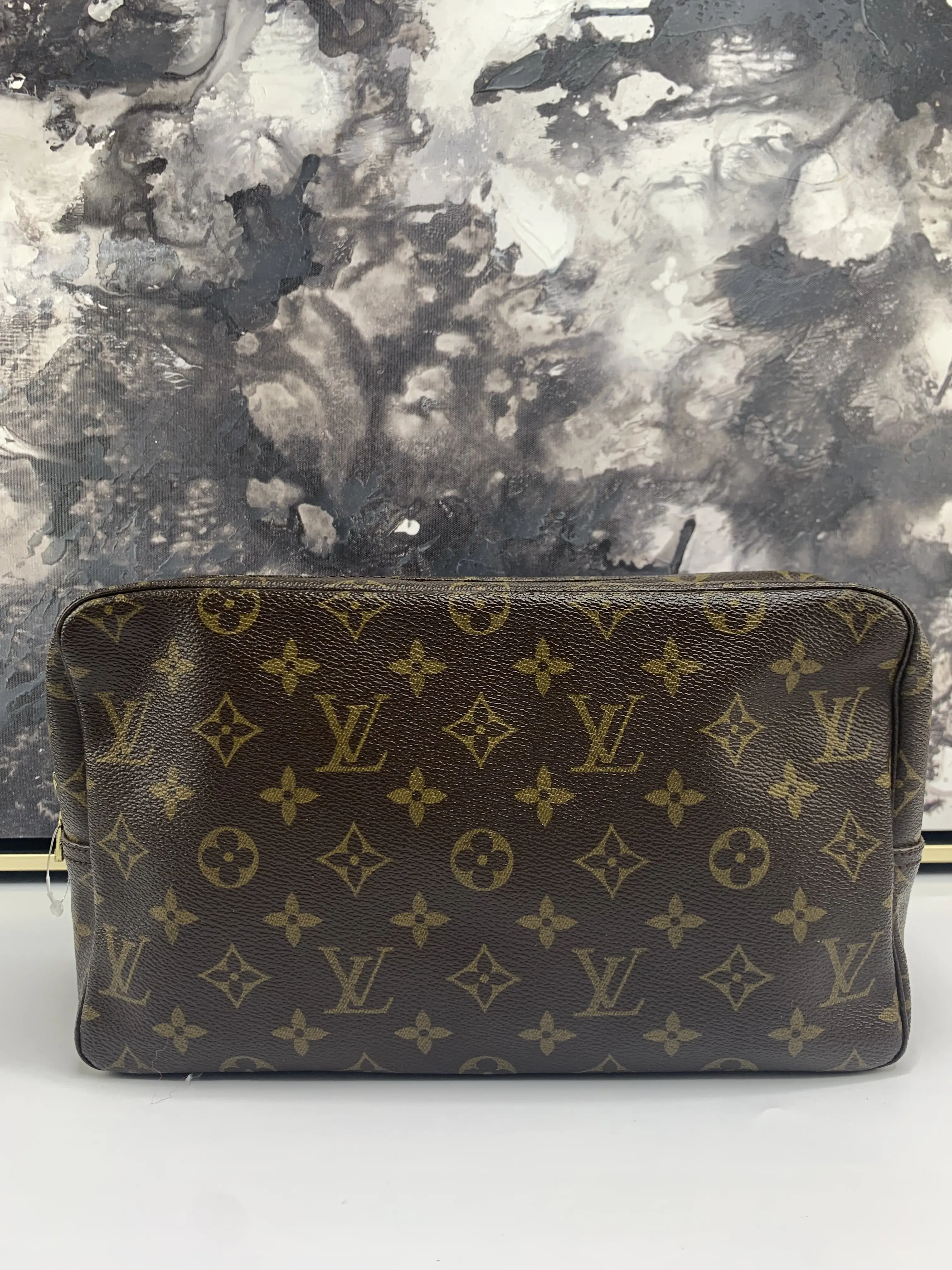 Pre-owned Louis Vuitton canvas Toiletry Bags Trousse Toilette 28