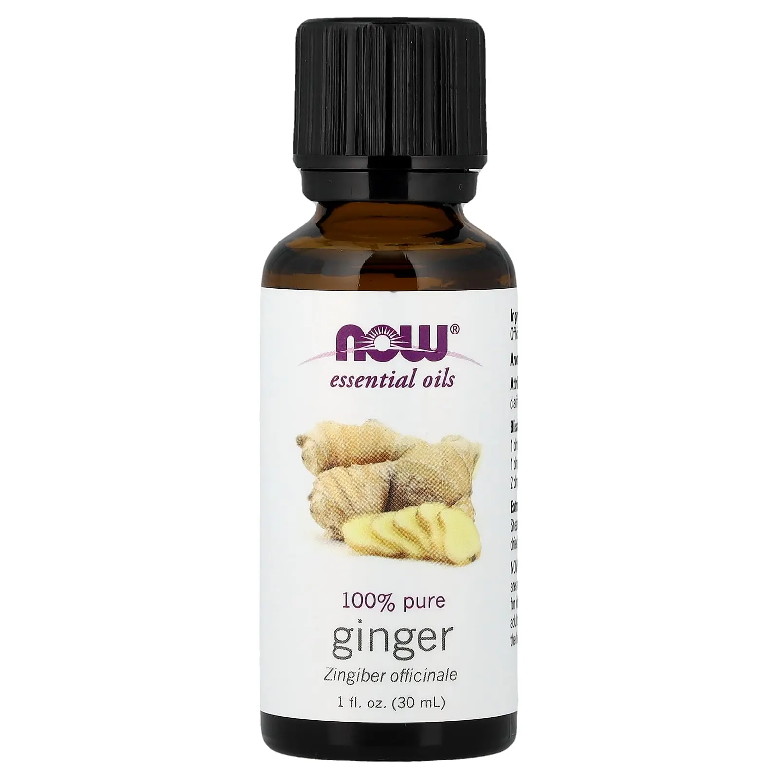 NOW Foods Essential Oils, Ginger, 1 fl oz (30 ml)