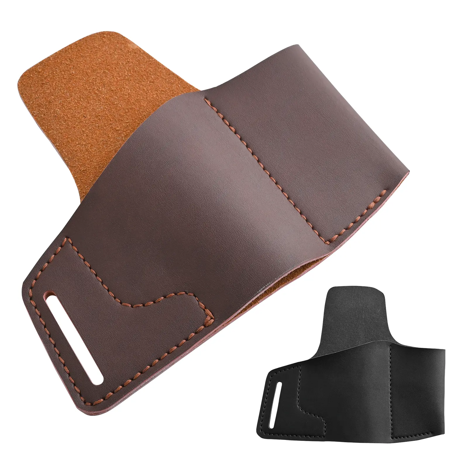 Leather holster, OWB style, suitable for various 1911 models, hunting shooting, outdoor patrol Leather holster, OWB style, suitable for various 1911 models, hunting shooting, outdoor patrol