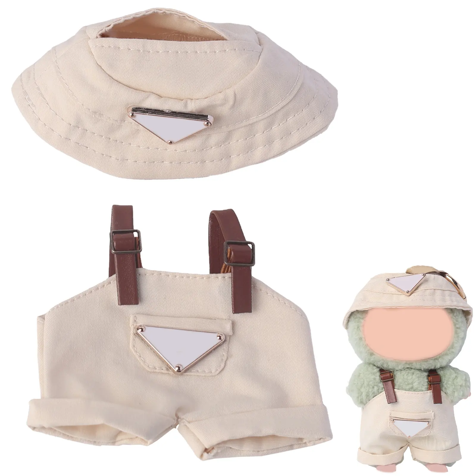 Off white overalls (No doll)