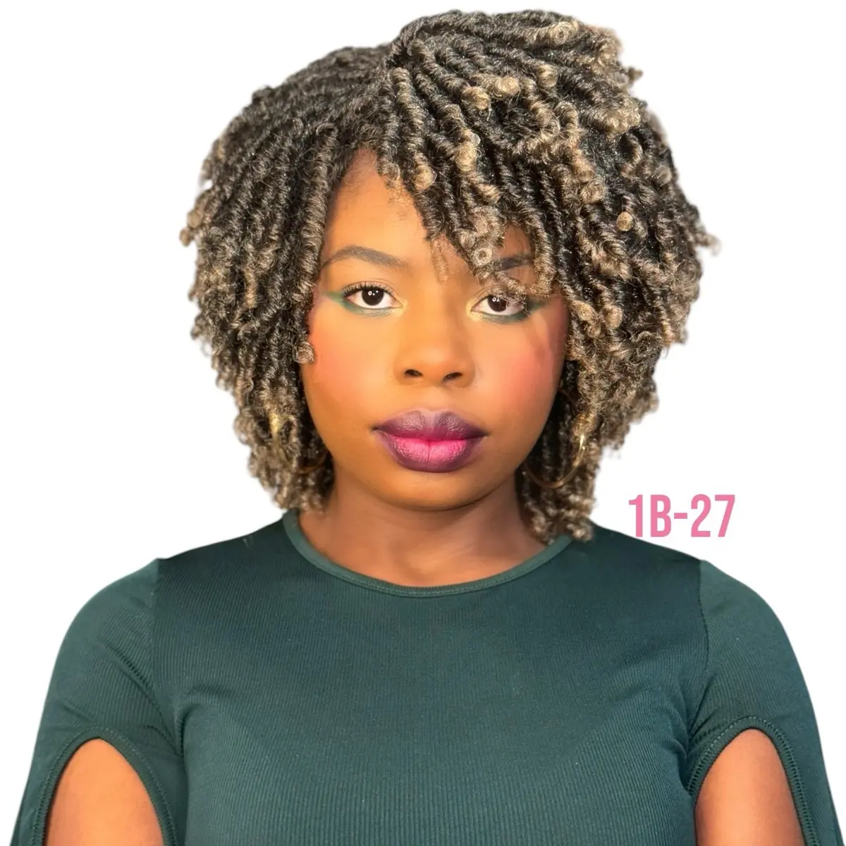 Afrolocks twist wig ,synthetic natural looking wig,lightweight protective hairstyle