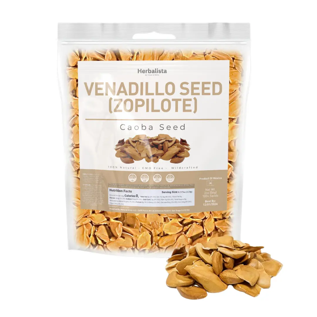 Herbalista Bulk Venadillo Seed 4 oz (114g) - Semilla de Zopilote for Tea, Cobano o venadillo o caoba zopilopaztle (Swietenia humillis Zuccarini), Crafted By Nature 100% All Natural