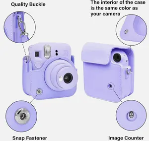 For Fujifilm Instax Mini 12 Case Camera Cover + Free Photo Album